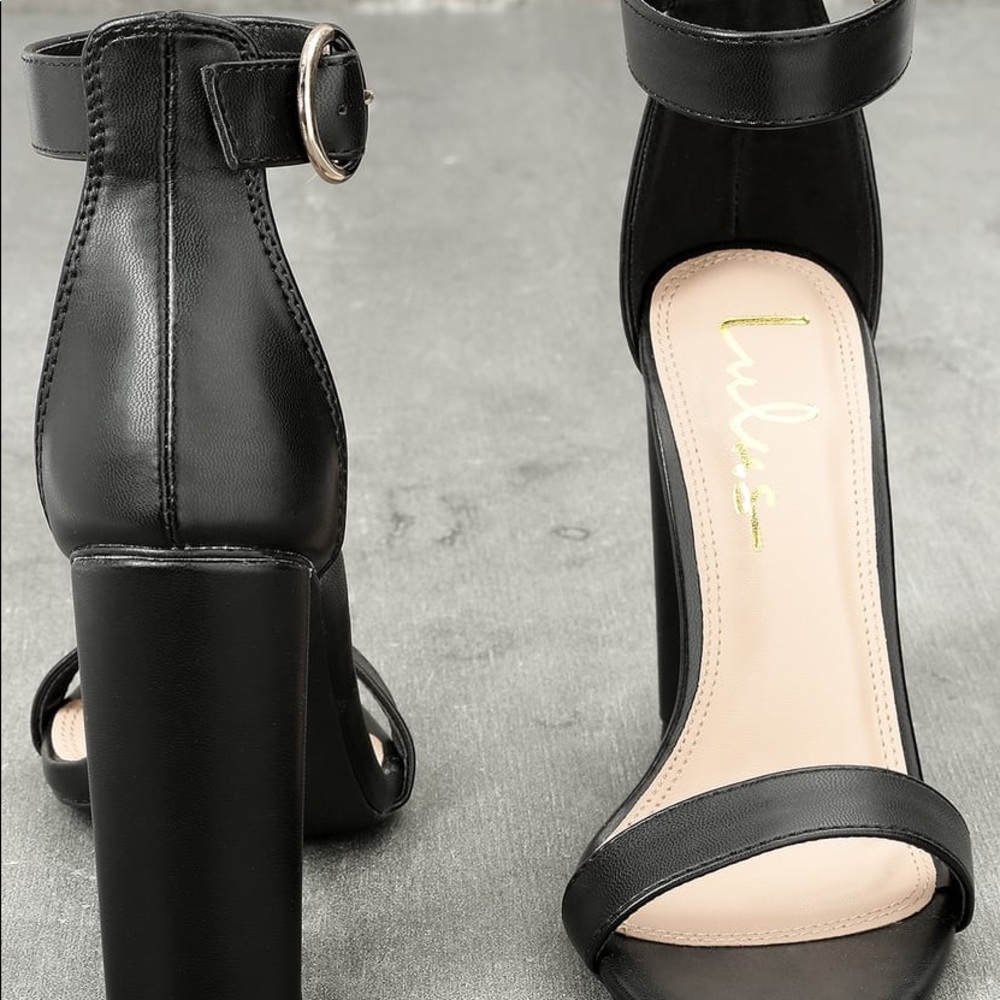 Black heels